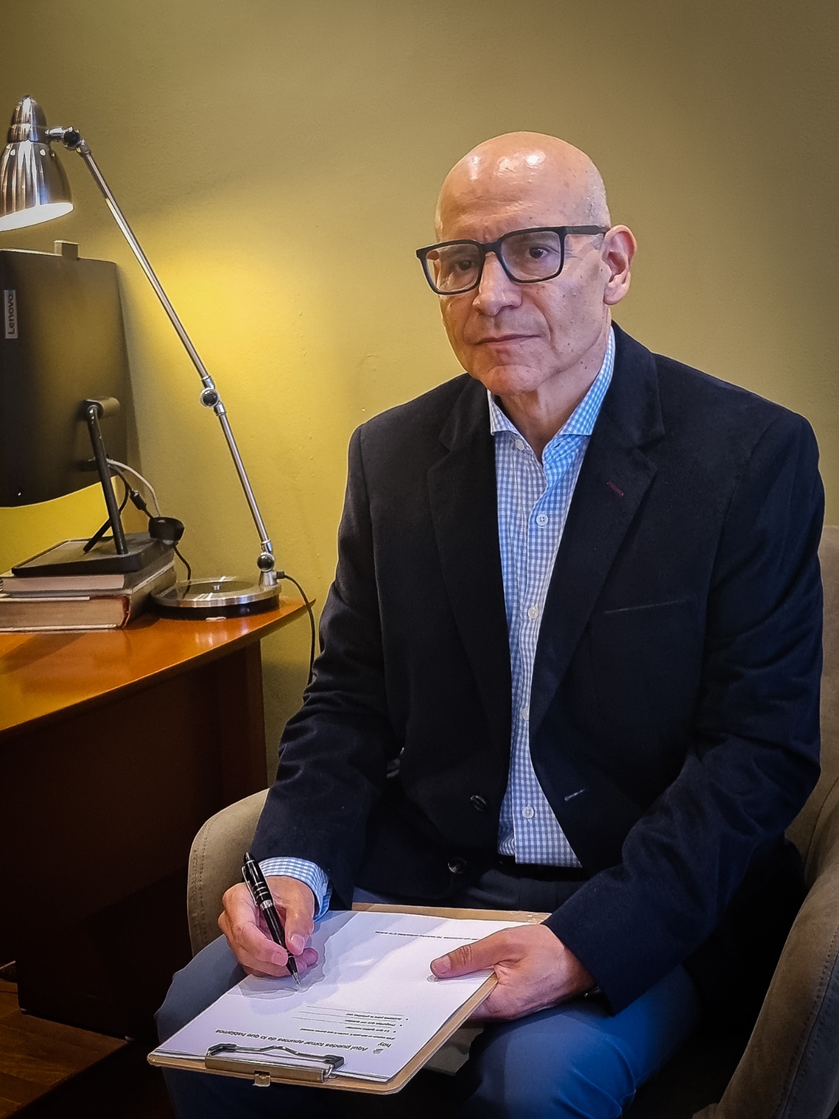 Sala de espera — Consulta psiquiátrica Dr. Gastón González Palma, Las Condes
